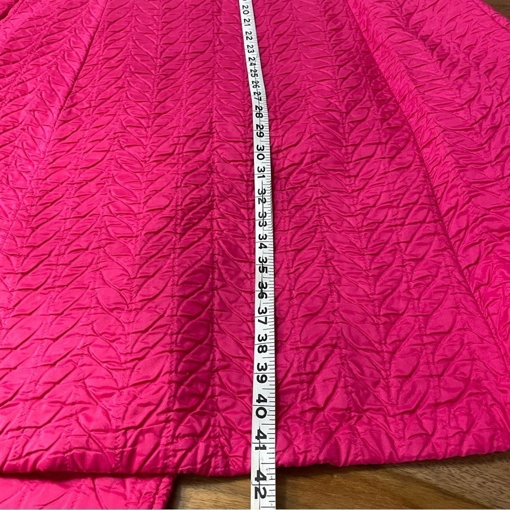Vintage La Sport Dupont Zepel 70s All Weather Button Down Hot Pink Trench Coat‎ - Picture 13 of 16